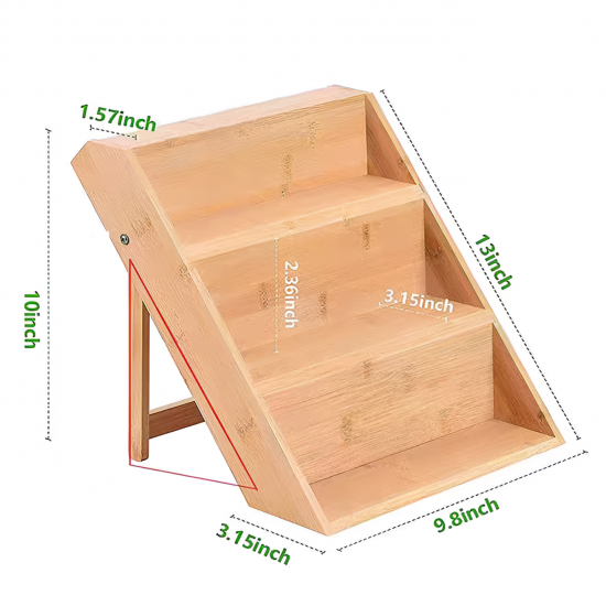 3 Tier Wooden Organizer
